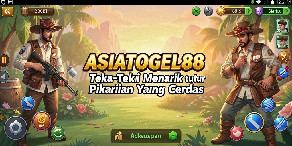 Tampilan permainan ASIATOGEL88 dengan berbagai level teka-teki yang menantang.