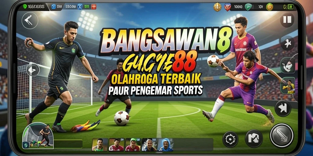 Tampilan gameplay BANGSAWAN88 yang menampilkan aksi olahraga yang mendebarkan.