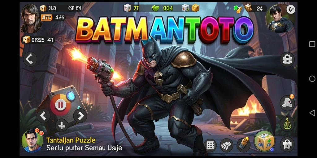 Tampilan gameplay puzzle seru di BATMANTOTO.