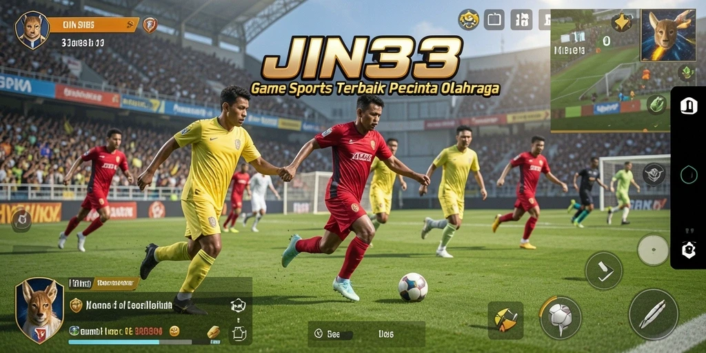 Tampilan gameplay JIN33 yang menarik dan kompetitif di lapangan olahraga.