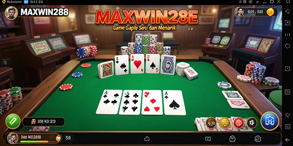Tangkap momen seru bermain Gaple di MAXWIN288.