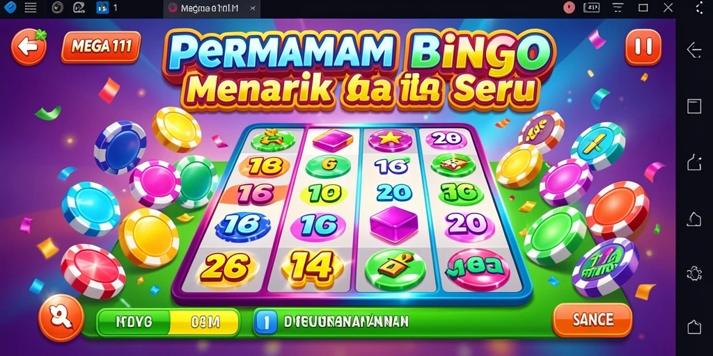 Gameplay seru dan interaktif di MEGA111 Bingo.