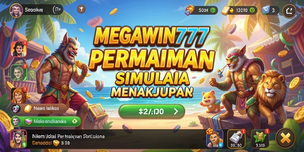 Tampilan gameplay yang menarik dan realistis dari MEGAWIN777.