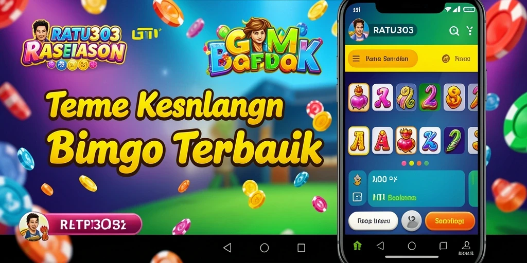 Tampilan menarik dari gameplay Bingo yang seru di RATU303.