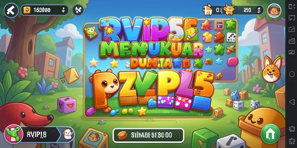 Tampilan menarik dari gameplay RVIP5 yang penuh tantangan puzzle.