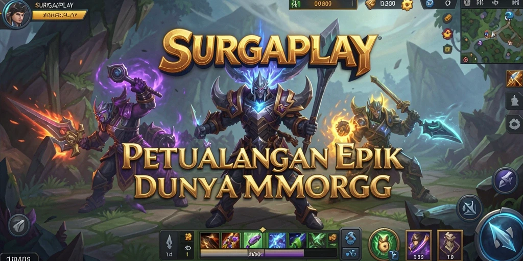 Tampilan gameplay SURGAPLAY yang mendebarkan di dunia MMORPG.